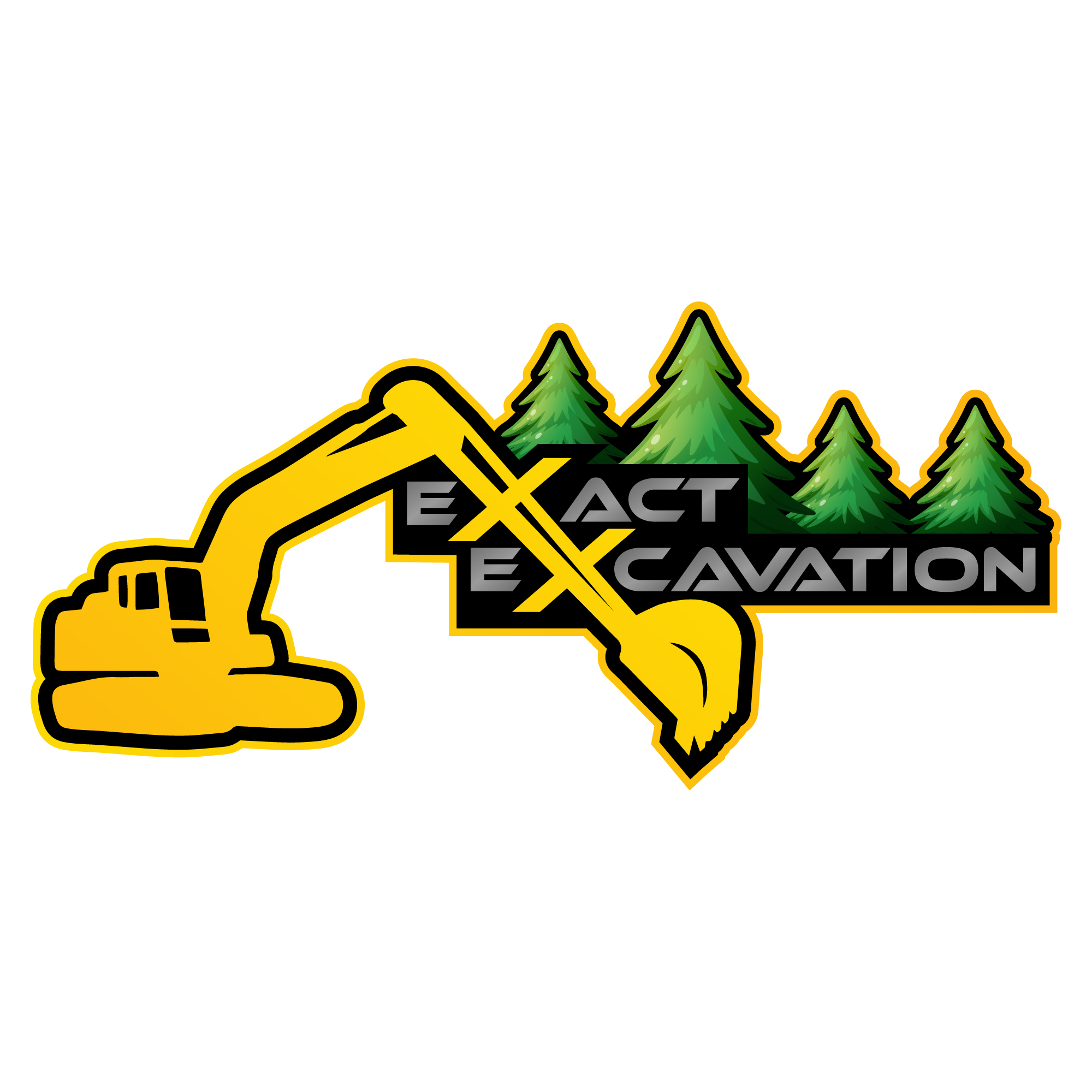spot-n-designs-logo-creation-business-cards-exact-excavation-yelm-washington